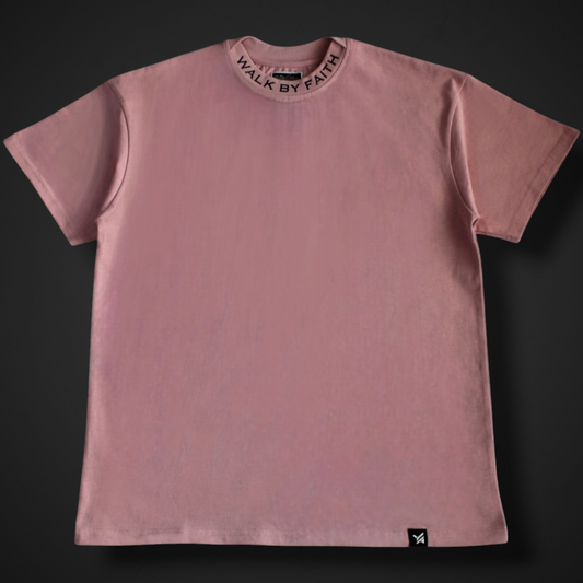 Salmon/Walk By Faith Premium T-Shirt